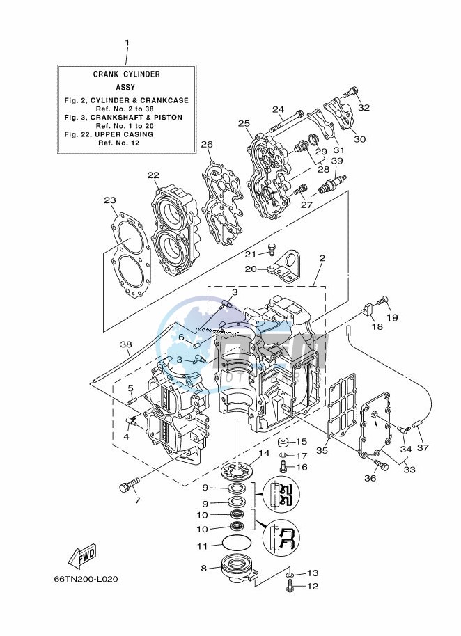 CYLINDER--CRANKCASE