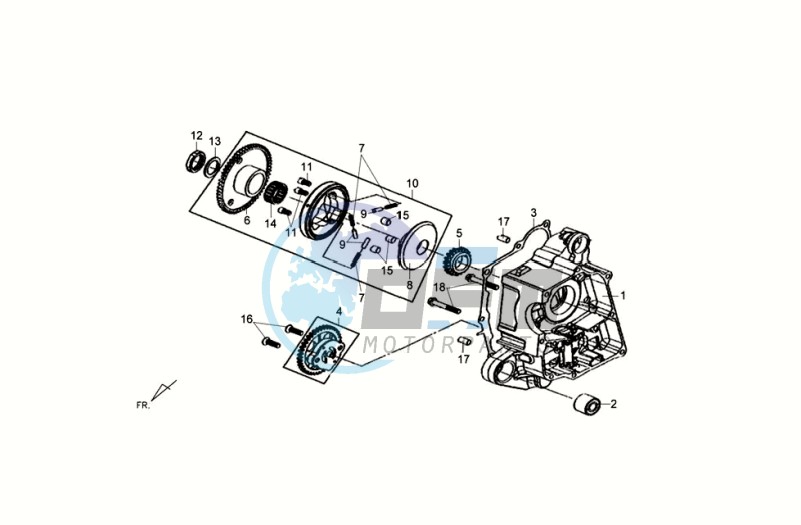 CRANKCASERIGHT / OILPUMP