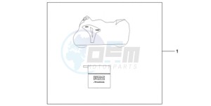 CBR1000RR9 Australia - (U / PSW) drawing INDOOR BODY COVER HRC