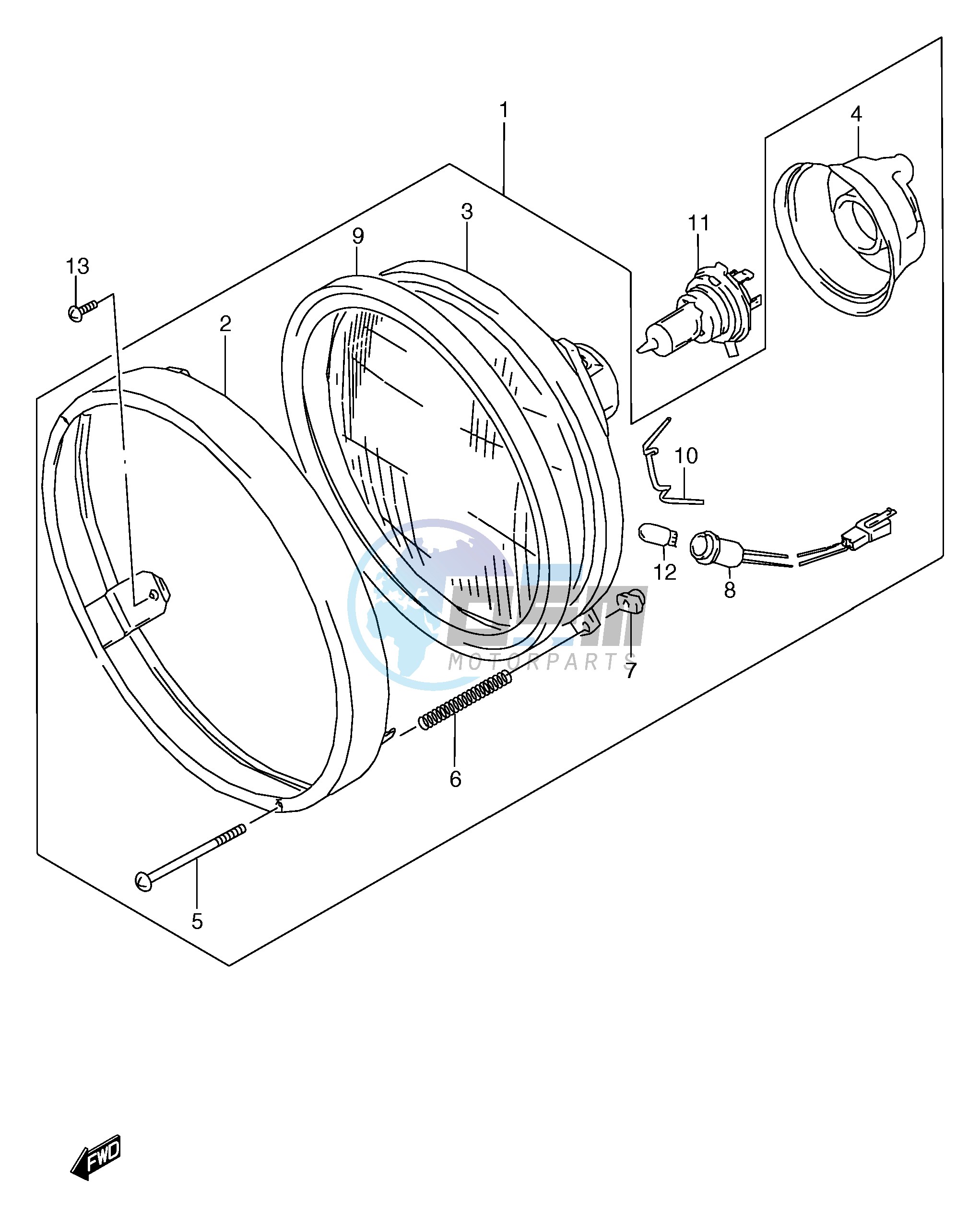 HEADLAMP (E2,E24)