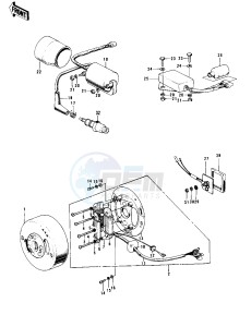 F7 (-A) 175 drawing IGNITION_GENERATOR_RECTIFIER -- 71-73 F7_F7-A_F7-B- -