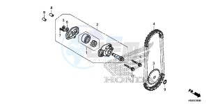 TRX250TMH Europe Direct - (ED) drawing OIL PUMP