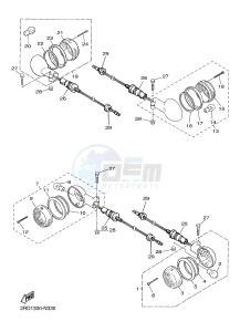 SR400 (2RDB) drawing FLASHER LIGHT