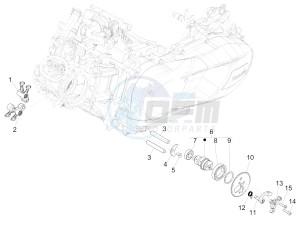 Medley 125 4T ie ABS (EMEA) drawing Rocking levers support unit