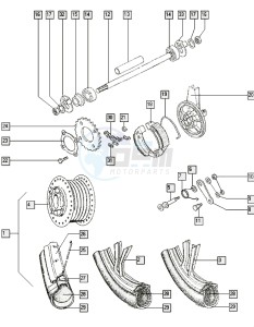 S25_P 50 drawing Rear wheel