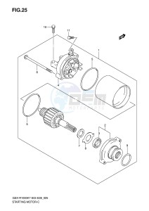 GSX-R1000 (E3-E28) drawing STARTING MOTOR