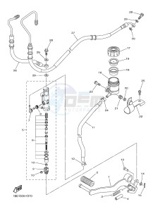 FZ8-SA FZ8 FAZER (ABS) 800 (1BD8 1BD9) drawing REAR MASTER CYLINDER