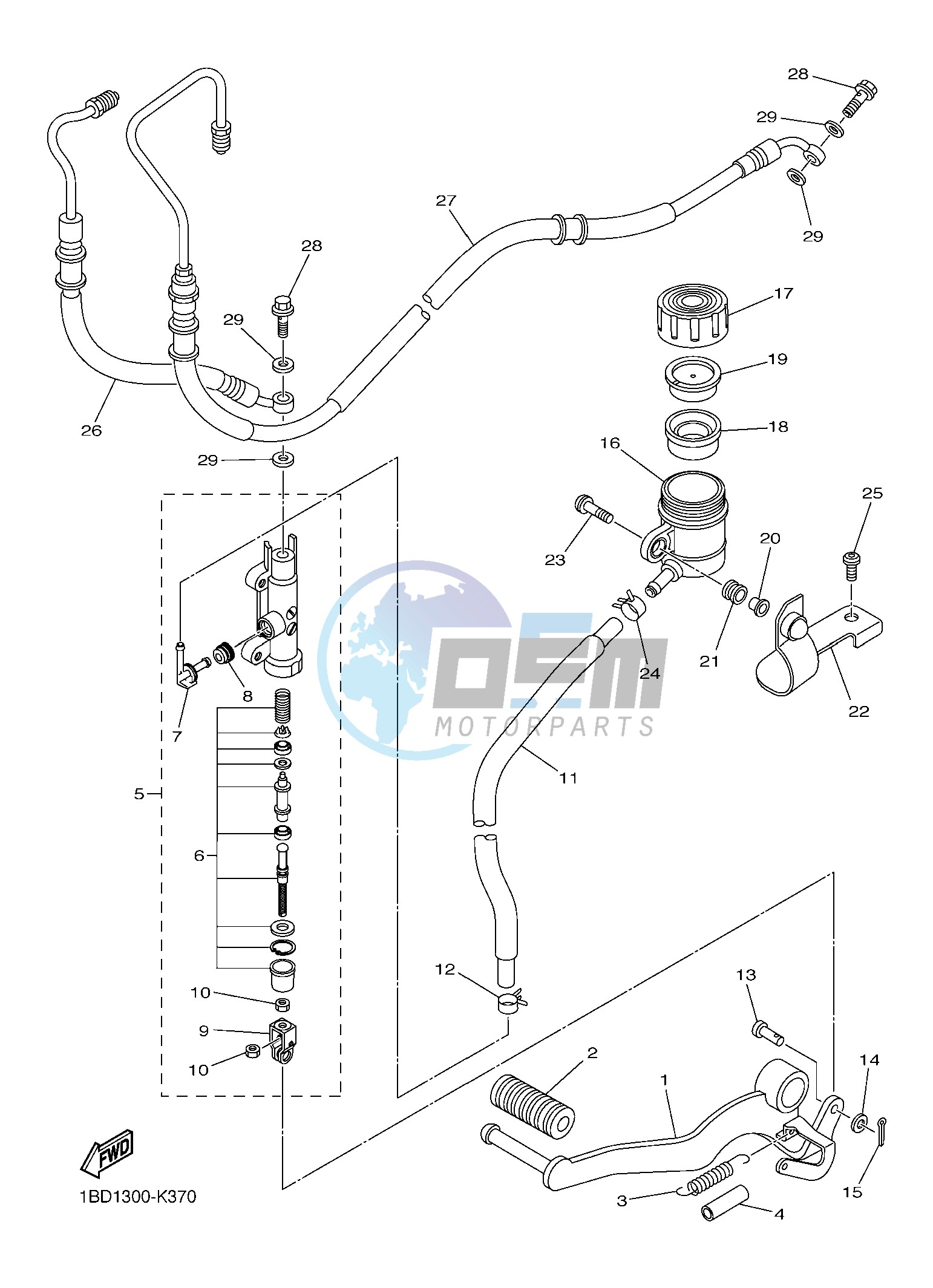 REAR MASTER CYLINDER