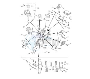 NXC CYGNUS X 125 drawing ELECTRICAL DEVICES