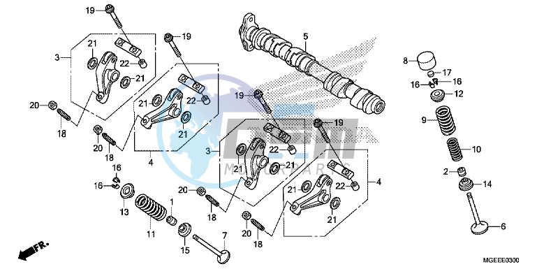 CAMSHAFT/ VALVE (FRONT)