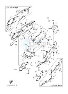 MT07A MT-07 ABS 700 (1XBH 1XBJ) drawing SIDE COVER