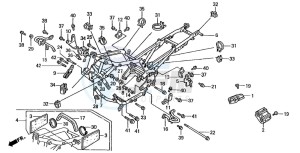 ST1100A drawing FRAME BODY