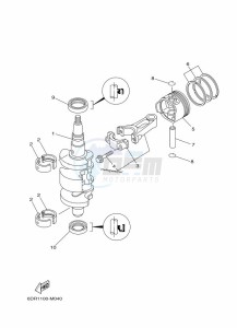 FT9-9LEL drawing CRANKSHAFT--PISTON