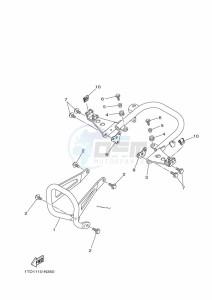 YFZ450R (BW2P) drawing GUARD