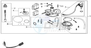 JET EURO X 50 drawing CARBURATOR