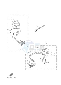 XT1200ZE SUPER TENERE ABS (2KB4) drawing HANDLE SWITCH & LEVER