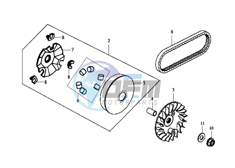 CLUTCH / V BELT