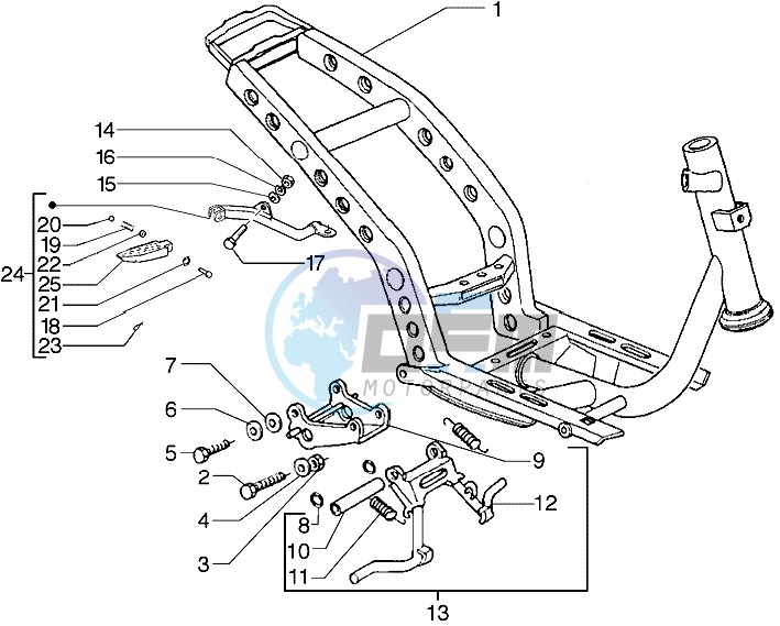 Chassis - Central stand