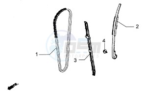 Hexagon 250 GT (578477) 578477 drawing Chain tensioner