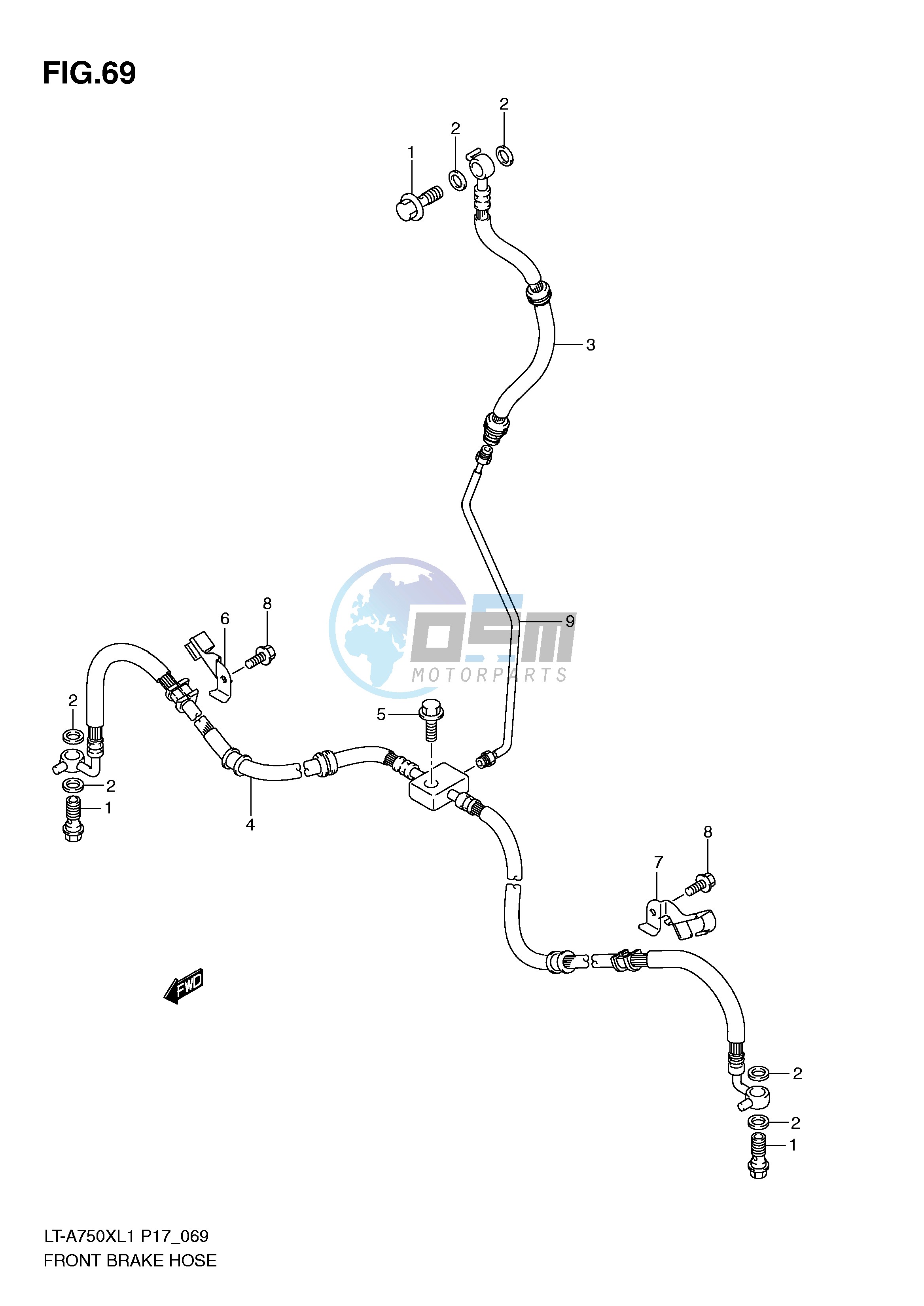 FRONT BRAKE HOSE