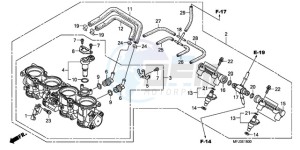 CBR600RA9 Europe Direct - (ED / ABS MME) drawing THROTTLE BODY