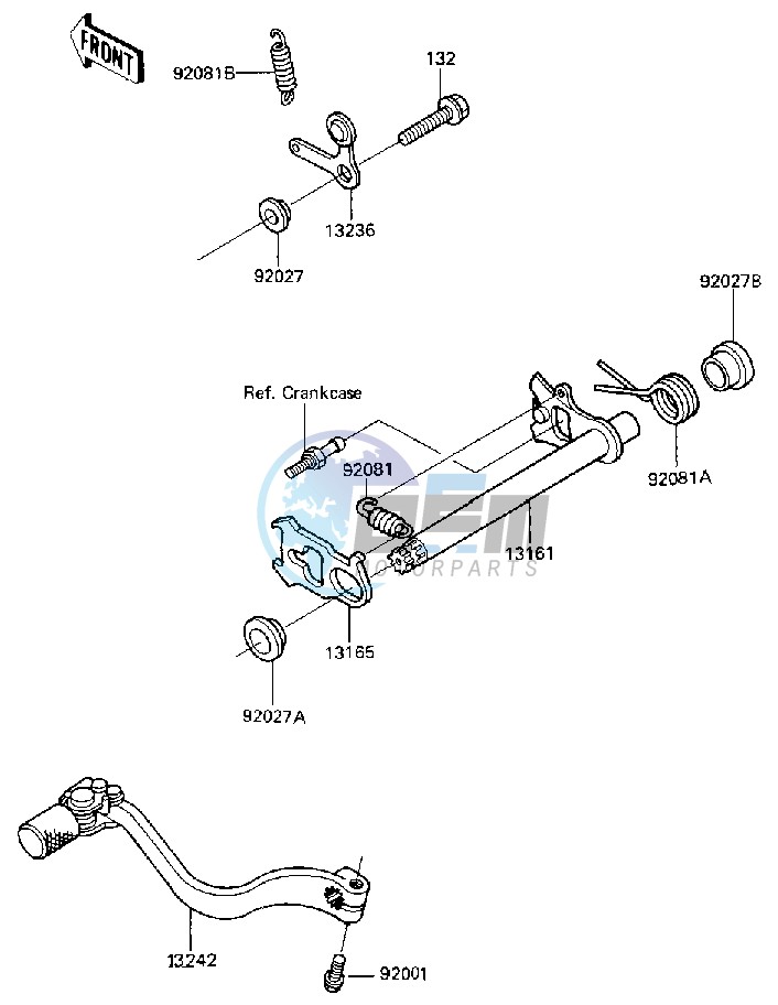 GEAR CHANGE MECHANISM