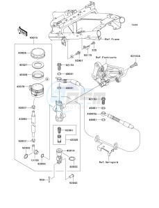 EX250 J [NINJA 250R] (J8F-J9FA) J9F drawing REAR MASTER CYLINDER