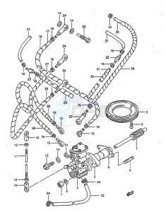 DT 140 drawing Oil Pump (1983)