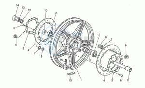 Le Mans 1000 drawing Front wheel