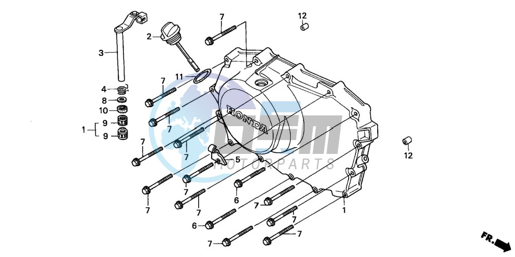 RIGHT CRANKCASE COVER