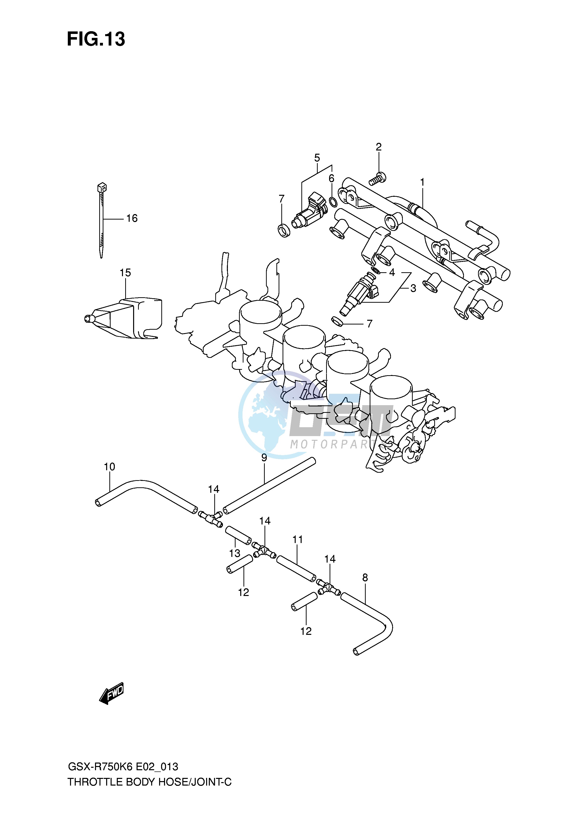 THROTTLE BODY HOSE JOINT