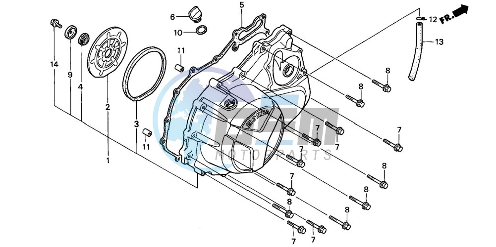 RIGHT CRANKCASE COVER