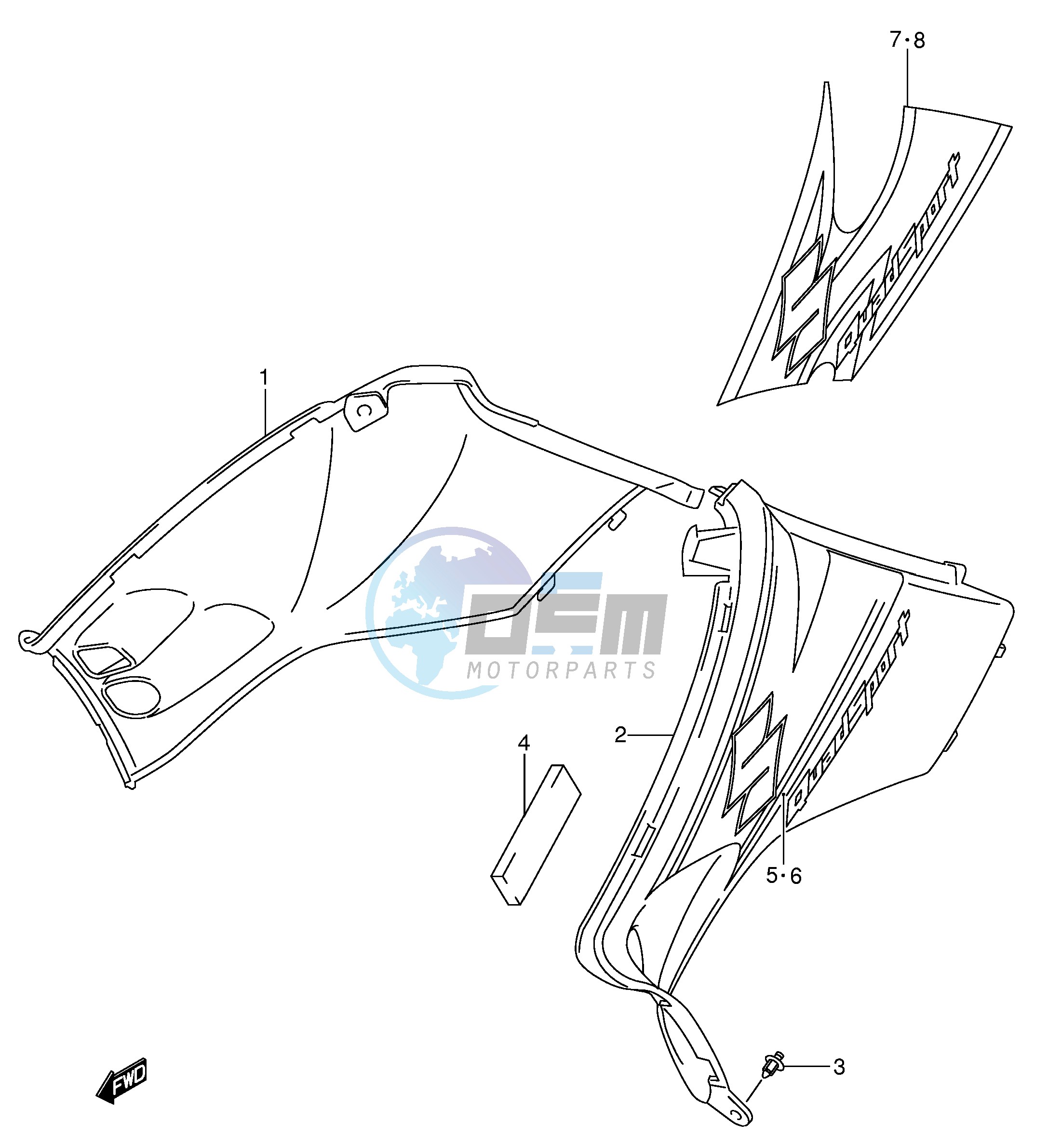 SIDE COVER (MODEL K3 K4)