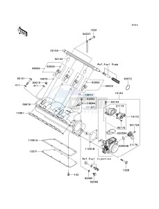 JT 1500 A [STX-15F] (A6F-A9F) A6F drawing THROTTLE