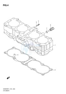 GSX650F (E21) Katana drawing CYLINDER