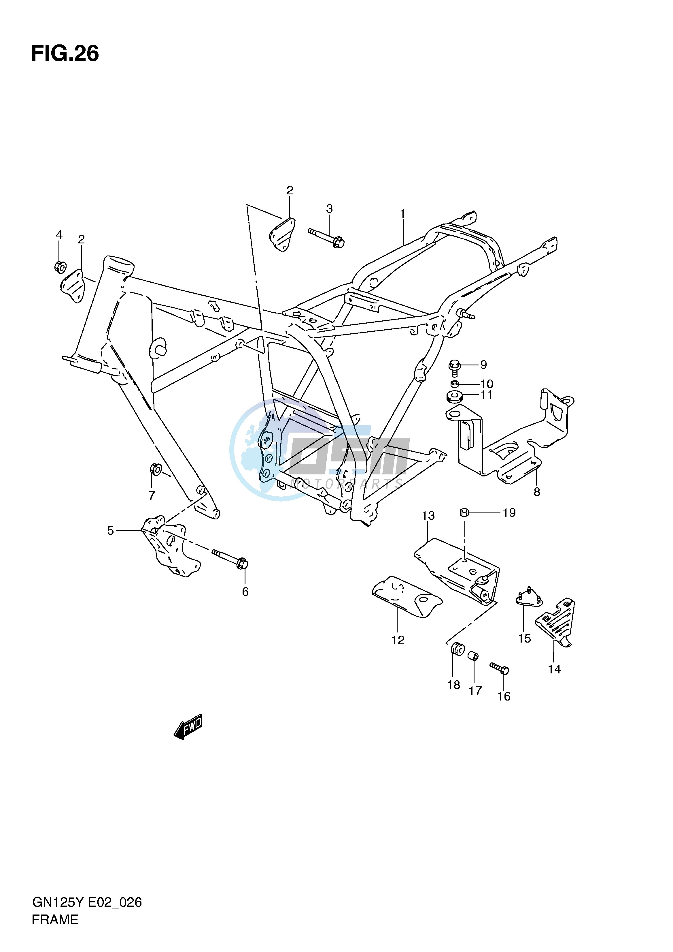 FRAME (MODEL V W X)