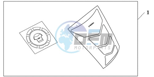 TANKPAD / FUEL LID COVER