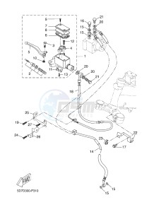 MT125A MT-125 ABS MT-125 ABS (BR35 BR35 BR35 BR35) drawing FRONT MASTER CYLINDER