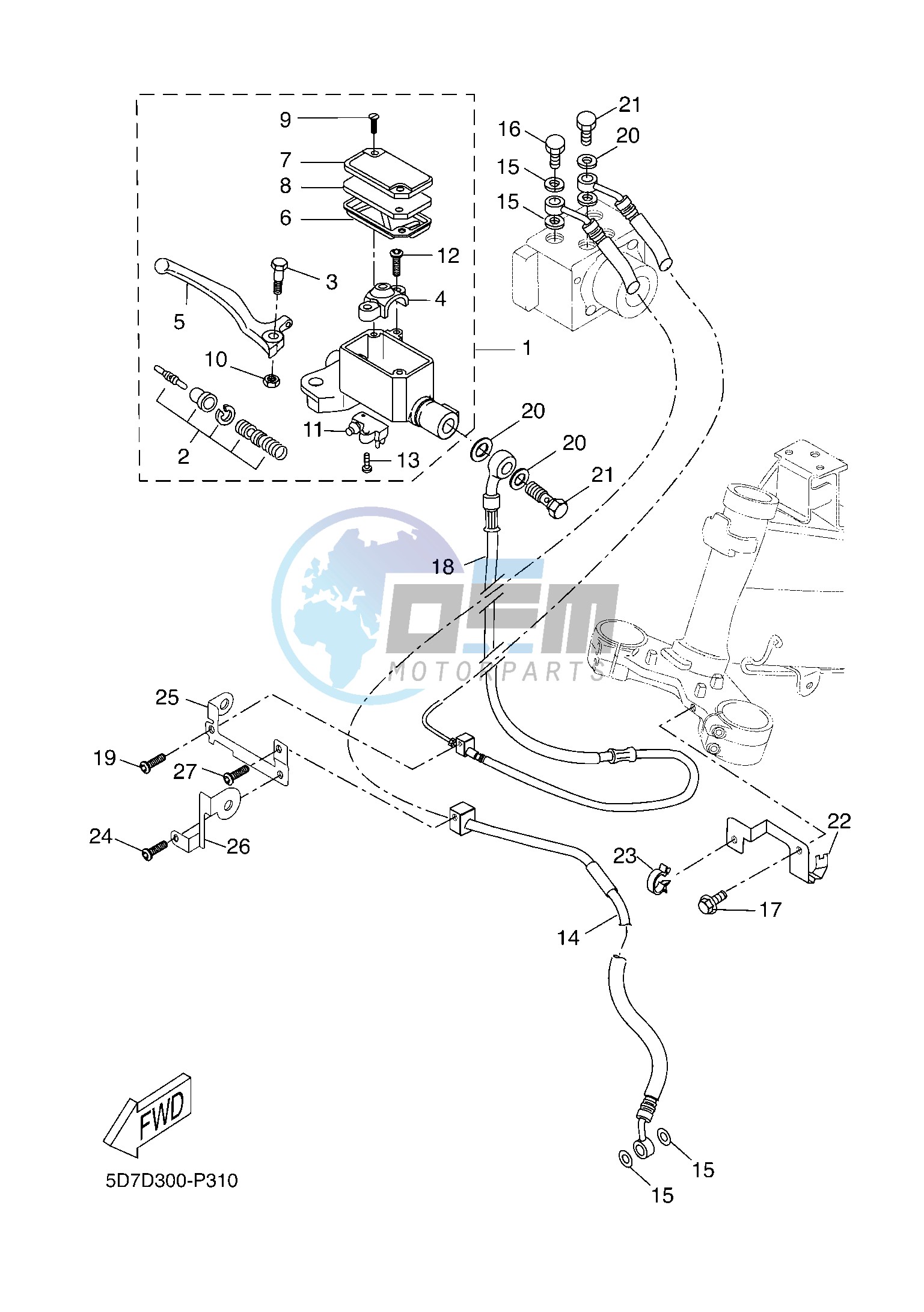 FRONT MASTER CYLINDER