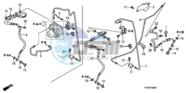 RR. BRAKE HOSE/BRAKE PIPE