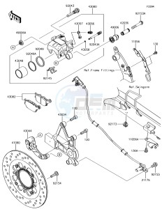 VULCAN S ABS EN650DHF XX (EU ME A(FRICA) drawing Rear Brake