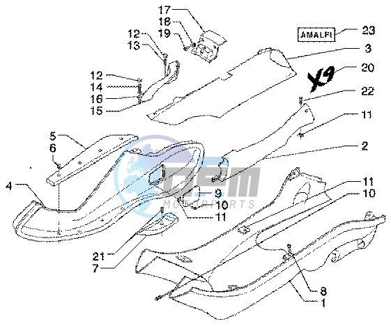 Side coverings-Spoiler