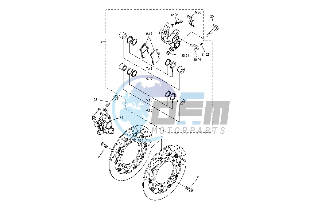 FRONT BRAKE CALIPER