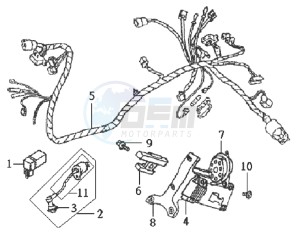 DD50 FIX 25 KMH E2 drawing WIRING HARNASS