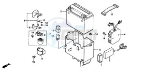 CN250 drawing BATTERY