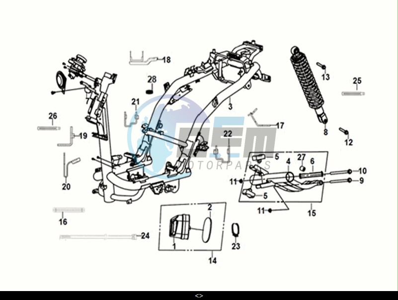 FRAME BODY - ENGINE MOUNT