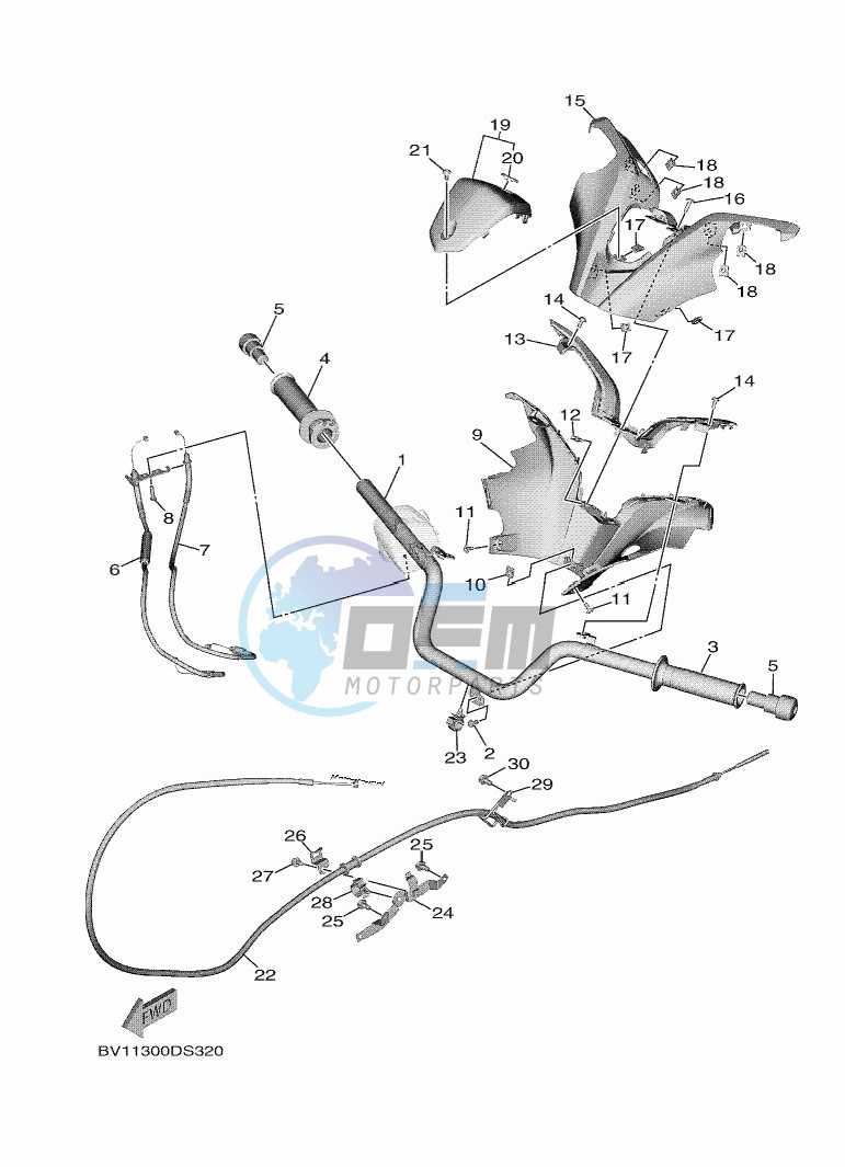 STEERING HANDLE & CABLE