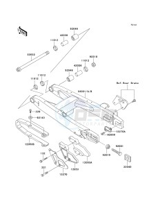 KX 85 A [KX85] (A1-A5) [KX85] drawing SWINGARM