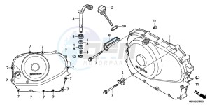 NT700VAB drawing RIGHT CRANKCASE COVER