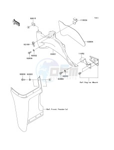 KVF 360 B [PRAIRIE 360] (B6F-B9F) B6F drawing SIDE COVERS